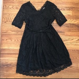 BRAND NEW! Black Lace Maternity Dress